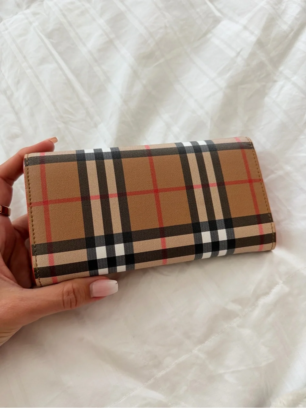 Burberry Classic Tan Plaid Women's Wallet